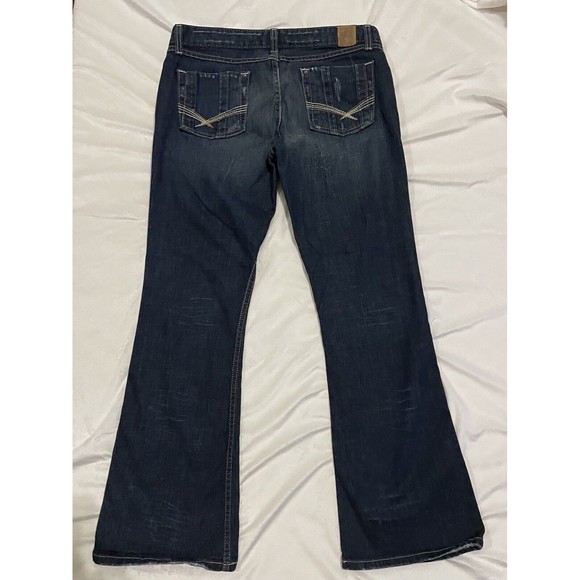 Buckle BKE Jeans Blue Sabrina Bootcut Stretch Dark Wash Sz 32 - Picture 4 of 6